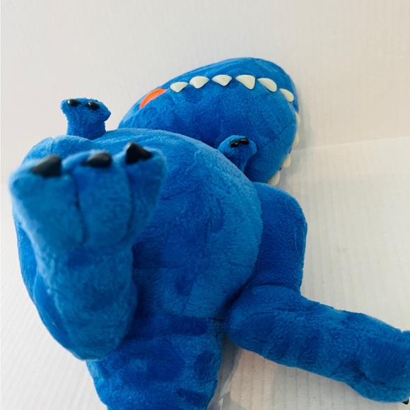 MANHATTAN TOY BLUE T-REX TYRANNOSAURUS DINOSAUR PLUSH - Picture 7 of 7